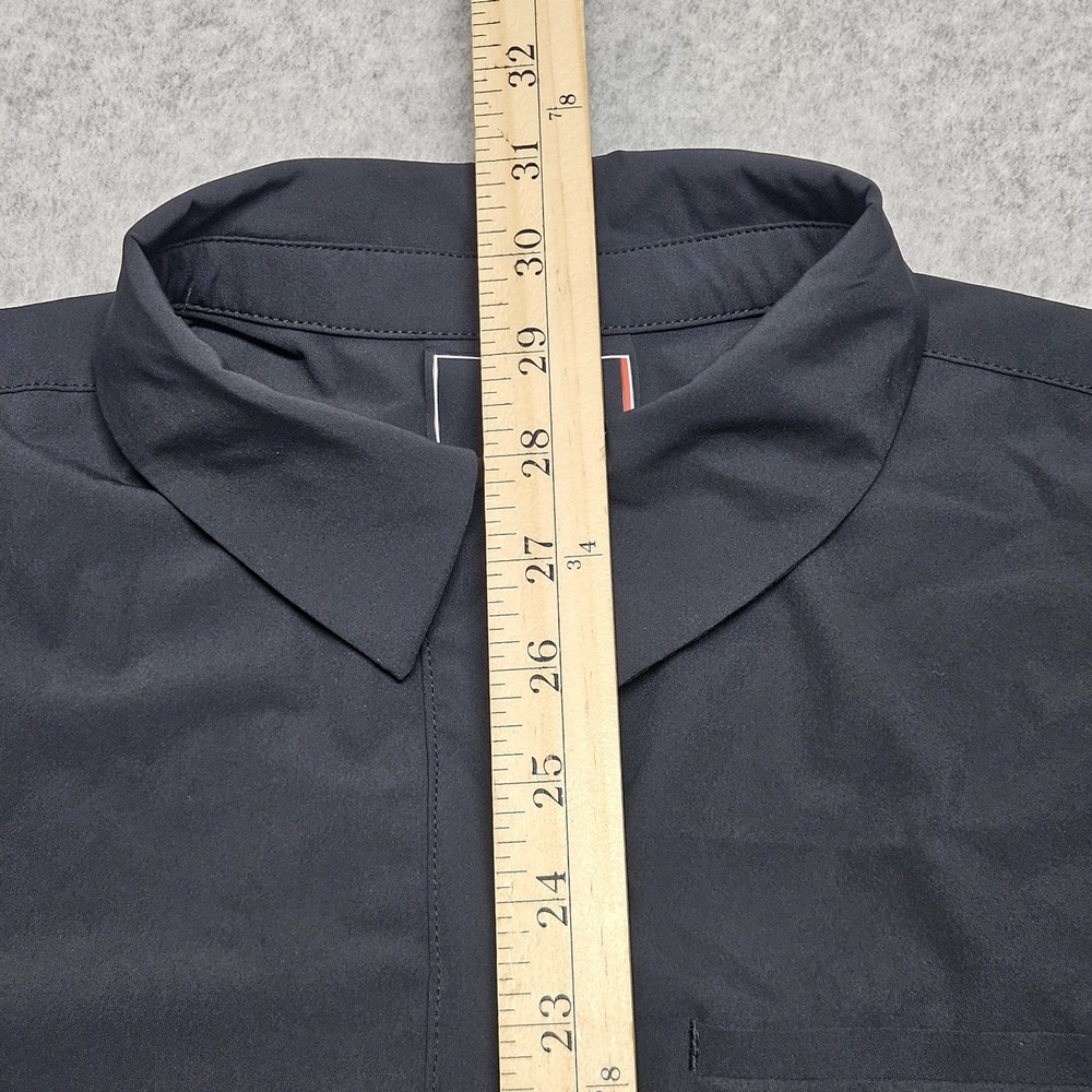 Nike 24.7 PerfectStretch Snap Shirt Women's Small  Dri-FIT Oversized LS Black - Picture 7 of 10